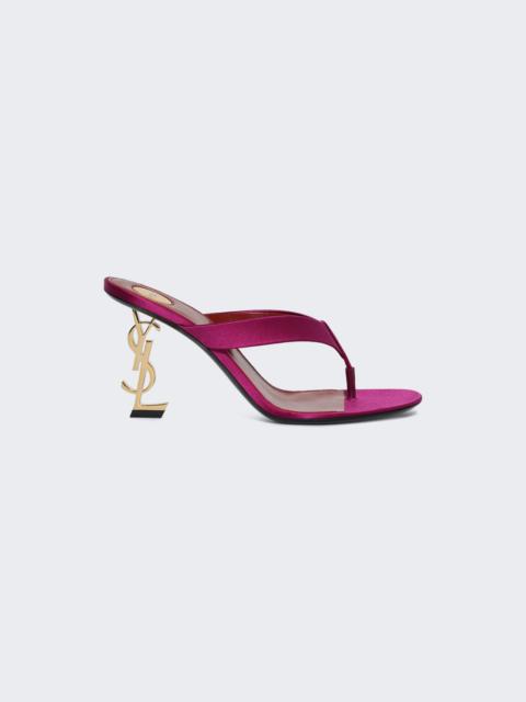SAINT LAURENT Opyum 85 Mule Sandal Moroccan Fuxia And Moroc