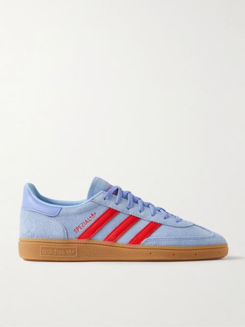 adidas Originals Handball Spezial Leather-Trimmed Suede Sneakers Light blue