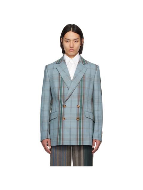 Vivienne Westwood Blue Loose DB Blazer