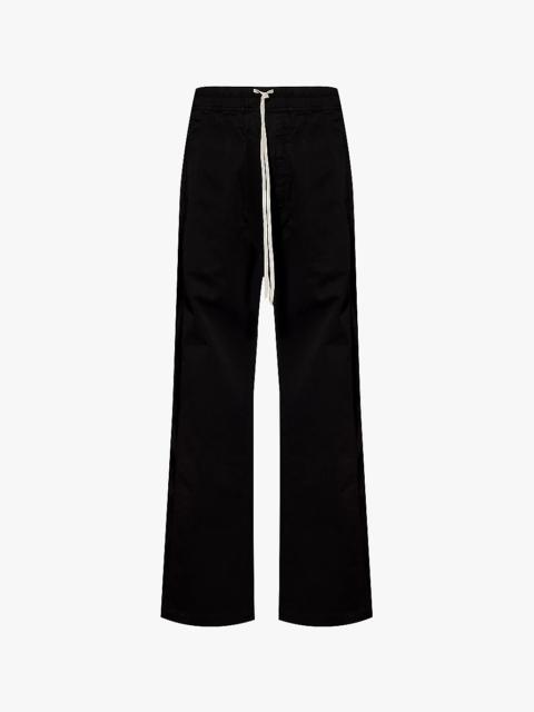 Pusher stud-embellished cotton trousers