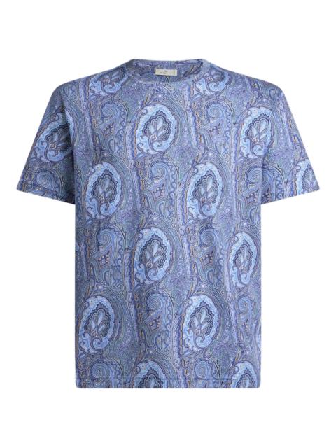 Etro Etro Floral Paisley Cotton T-shirt