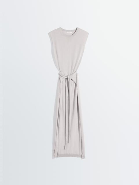 Lemaire SLEEVELESS KNOTTED DRESS IN FINE COTTON CREPE
