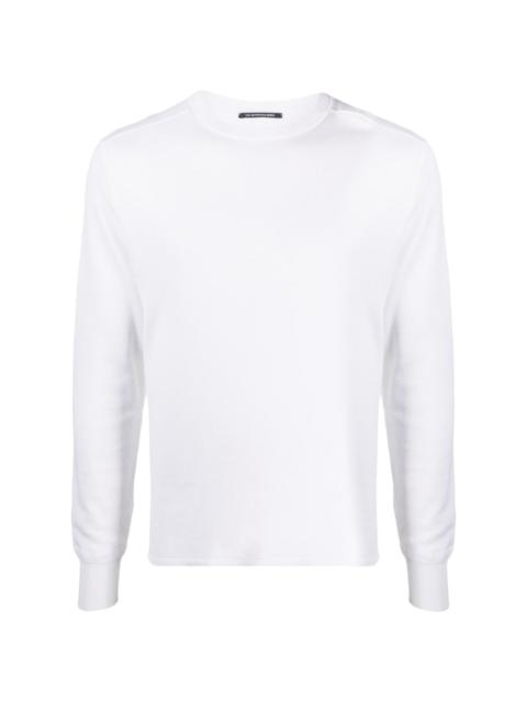 long-sleeved round-neck sweatshirt
