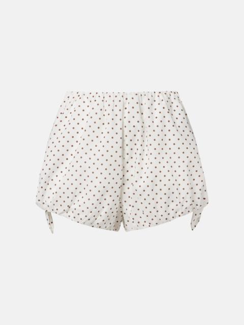 POSSE Rosie polka-dot shorts