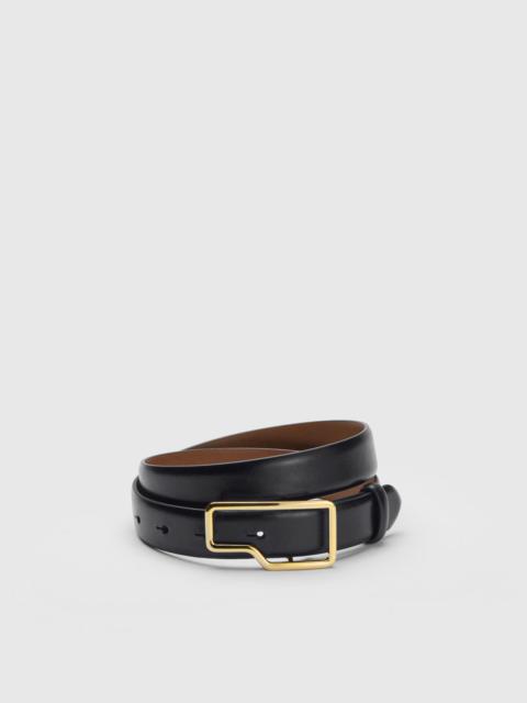 ATP ATELIER Cernobbio Black Leather Belt