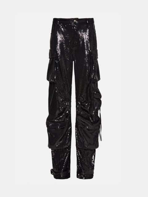 STEVE MADDEN DUO SEQUIN PANT BLACK