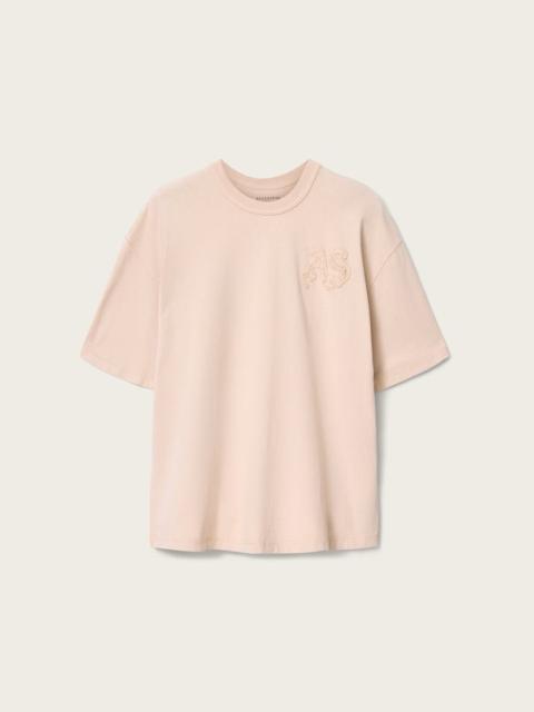 ALLSAINTS INSIGNIA SHORT SLEEVE COTTON T-SHIRT