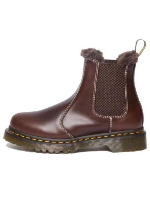 Dr. Martens Dr. Martens 2976 Leonore Faux Fur Lined Chelsea Boots 'Dark Brown' 30954201