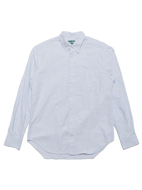 Gitman Vintage Blue Stripe Oxford Long Sleeve