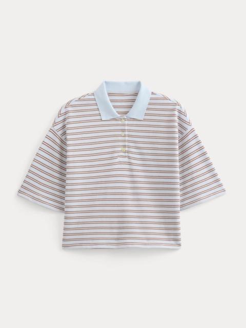 EVERLANE PIQUE BOXY POLO