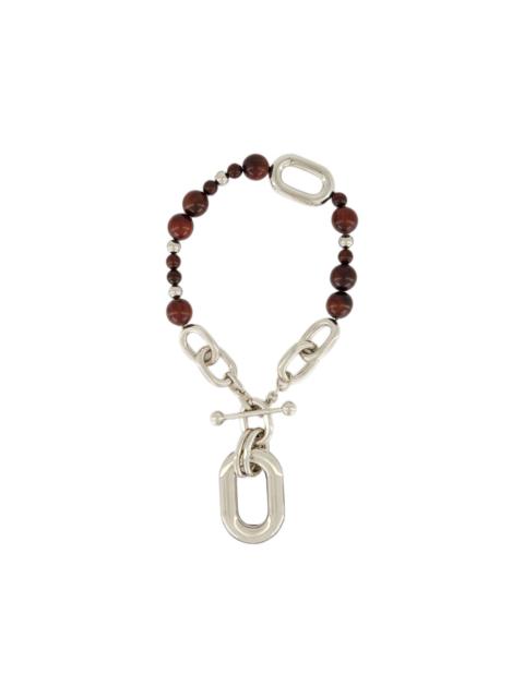 rabanne beaded chain-link necklace