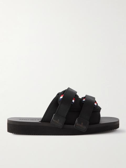 Moncler Nylon and Rubber Slides