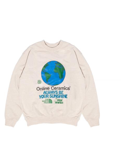 The North Face The North Face x Online Ceramics Regrind Crew Sweatshirt White
