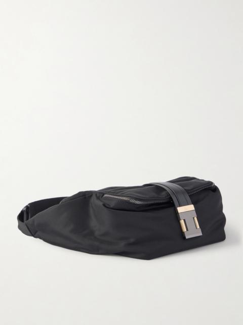 Christian Louboutin Nox Leather-Trimmed Nylon Belt Bag