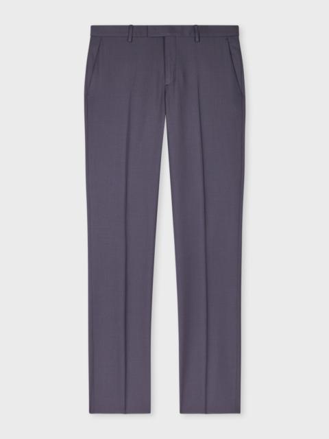 Paul Smith Slim-Fit Slate Grey Wool 'A Suit To Travel In' Trousers