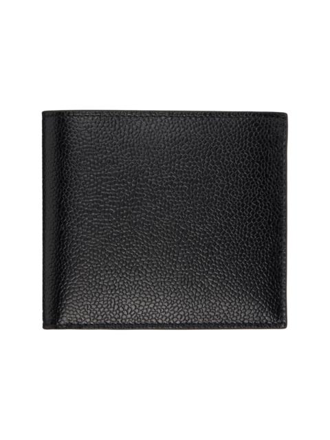 Thom Browne Black Pebble Grain Bifold Wallet