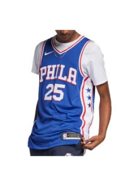 Nike Nike x NBA Philadelphia 76ers Jersey 'Ben Simmons 25' AV2688-495