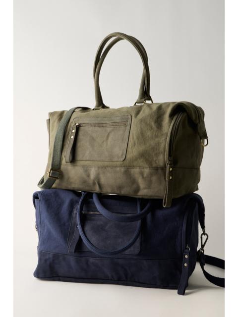 FREE PEOPLE Washed Canvas Weekender Bag
