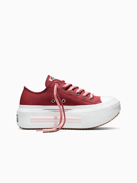 Converse Chuck Taylor All Star Lift Double Stack Platform Double Lace