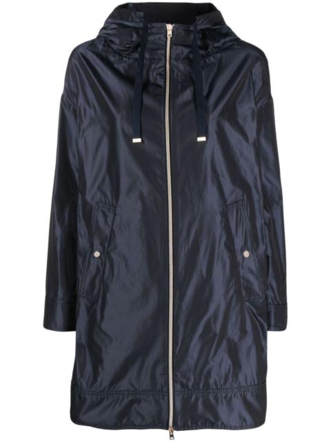 Herno iridescent-effect hooded parka