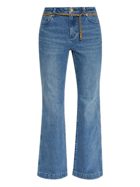 MICHAEL KORS chain-embellished jeans