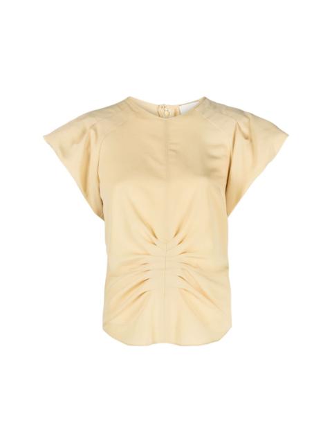 Tullya pleat-detailing blouse