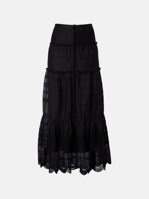 Isabel Marant Étoile Paoline lace-trimmed maxi skirt