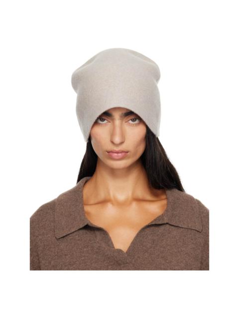 LISA YANG Off-White Birgitte Beanie