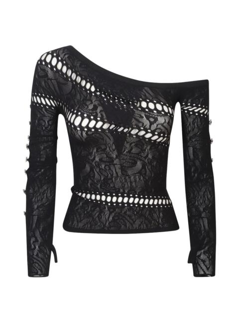 POSTER GIRL Ivy cutout one-shoulder top