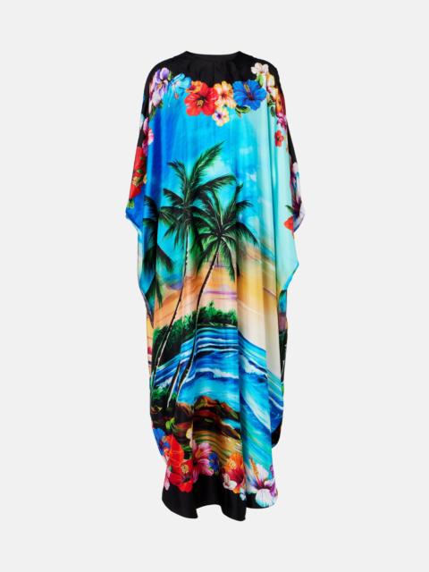 Dolce & Gabbana Printed silk kaftan