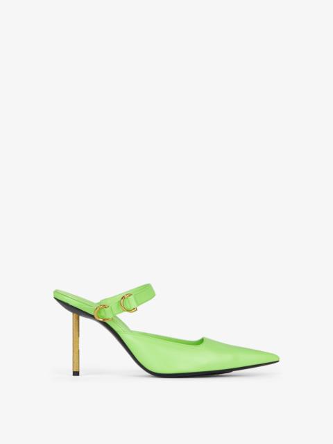 Givenchy VOYOU SLINGBACKS IN LEATHER