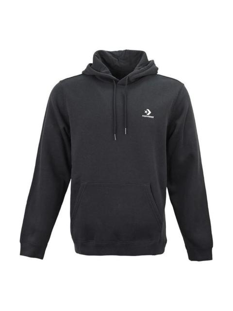 Converse Converse Go-To Embroidered Star Chevron Standard Fit Hoodie 'Black' 10024509-A02