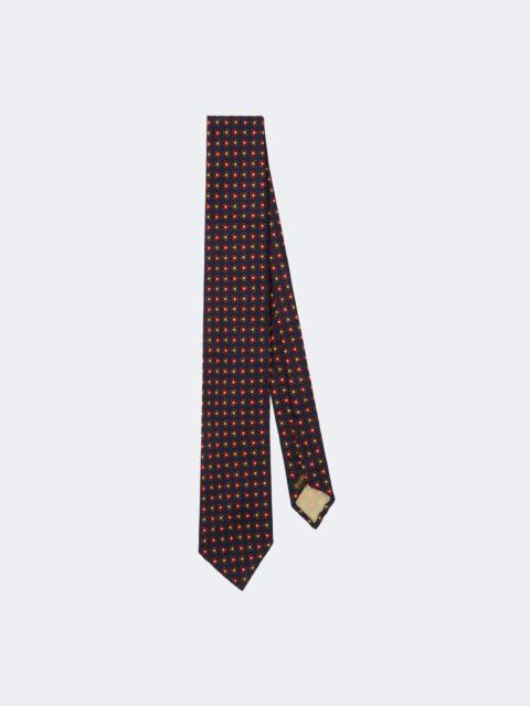 RUBINACCI Printed silk tie