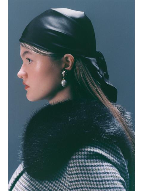 SHRIMPS Marti Earrings - Brown