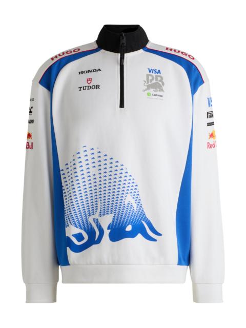 HUGO HUGO X VCARB FANWEAR SWEATSHIRT WITH DEGRADÉ BULL GRAPHIC