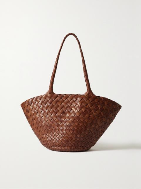 DRAGON DIFFUSION Egola Woven Leather Tote