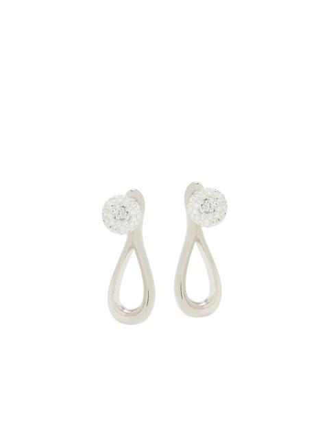 Loewe Drop earrings in metal and crystals