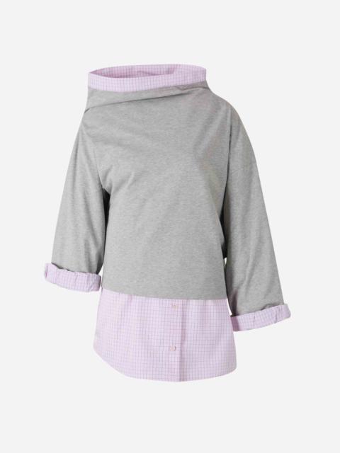 HENIES ASYMMETRICAL SWEATSHIRT