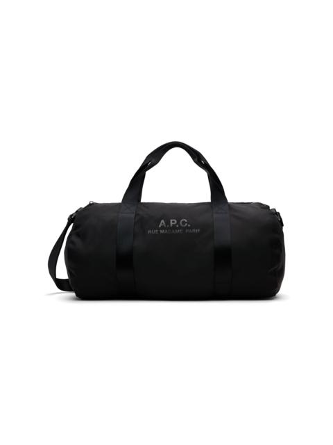 A.P.C. Black Backstage Gym Duffle Bag