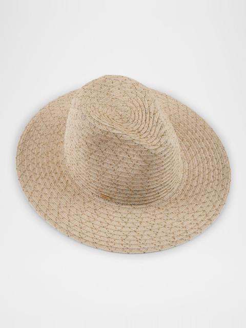 EUGENIA KIM Courtney Hemp Straw Fedora Hat