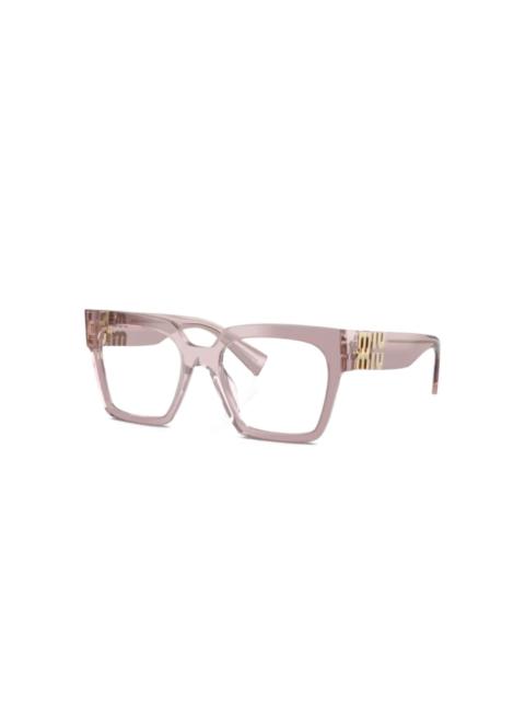 Miu Miu logo square-frame glasses