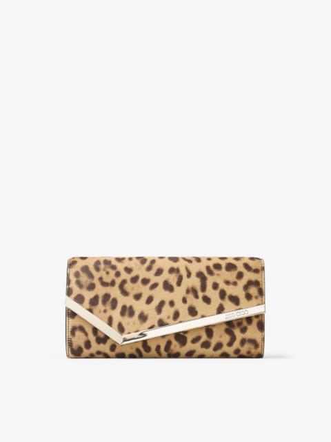 JIMMY CHOO Emmie
Natural Leopard Print Pony Clutch Bag