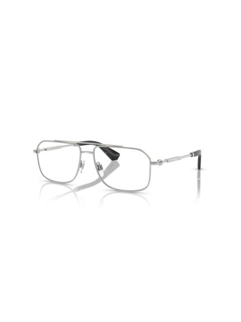burberry 58mm Rectangle optical glasses in Silver at Nordstrom