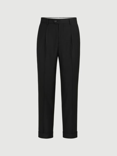Brunello Cucinelli Super 150s virgin wool four season batavia trousers with pleat