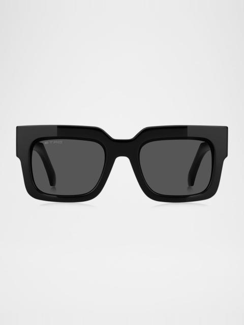 Etro Plastic Rectangle Sunglasses