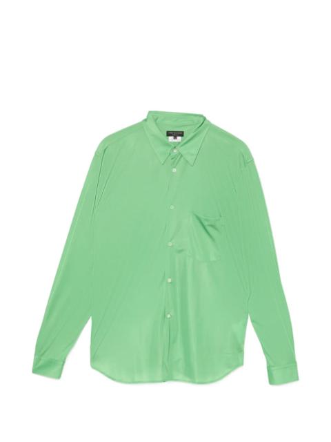 Comme des Garçons Homme Plus Green Classic Button-Up Shirt