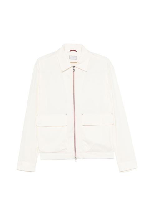 Brunello Cucinelli flap-pocket zip jacket