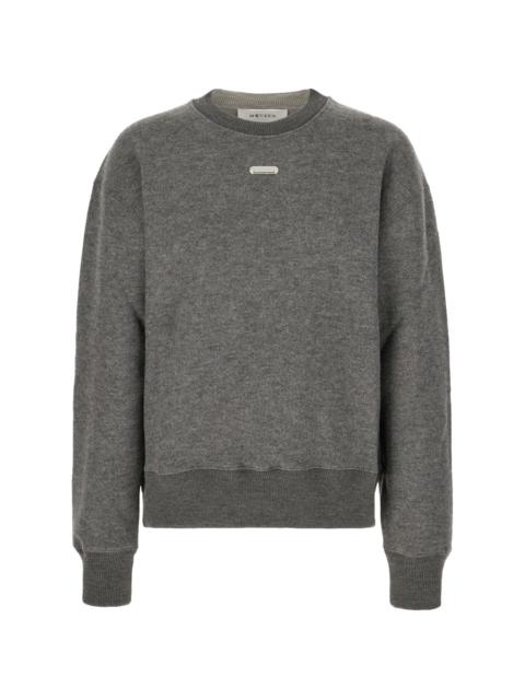 Alexander McQueen logo-plaque sweater