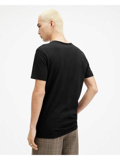 ALLSAINTS FIGURE CREW NECK RAW EDGE T-SHIRT