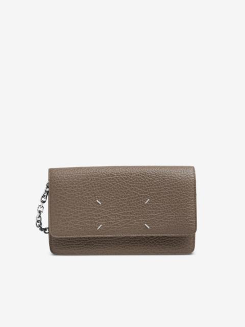 Maison Margiela four-stitch grained leather wallet